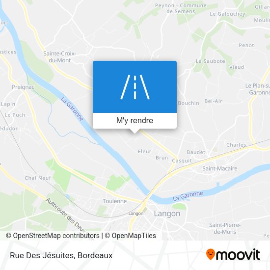 Rue Des Jésuites plan