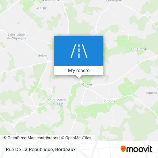 Rue De La République plan