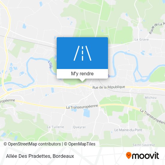 Allée Des Pradettes plan