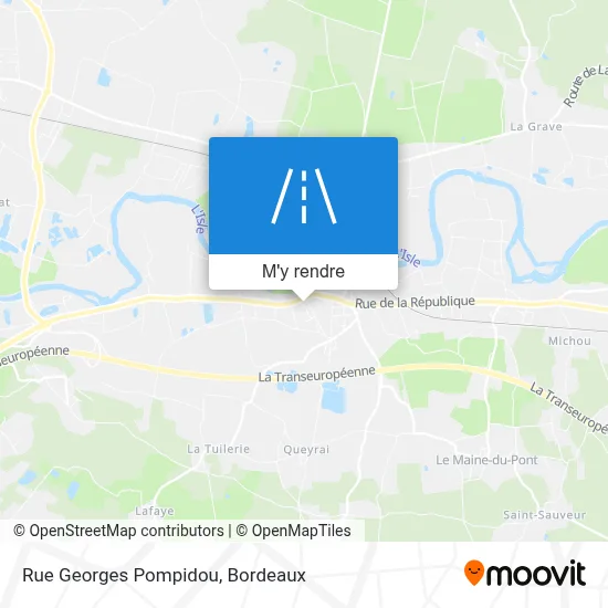 Rue Georges Pompidou plan