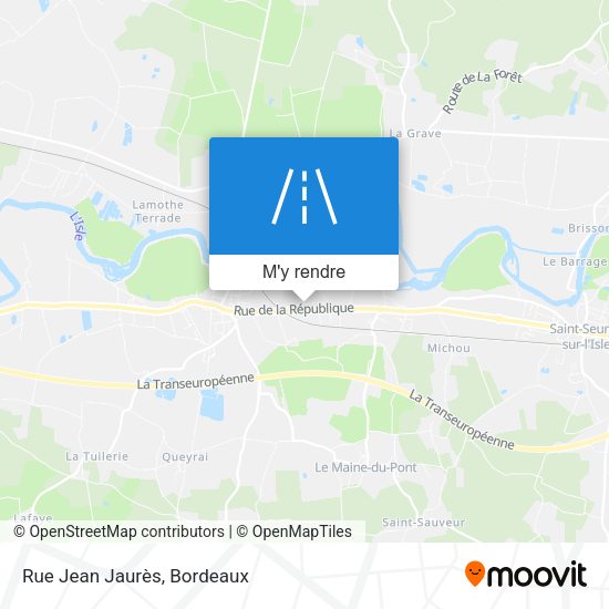 Rue Jean Jaurès plan
