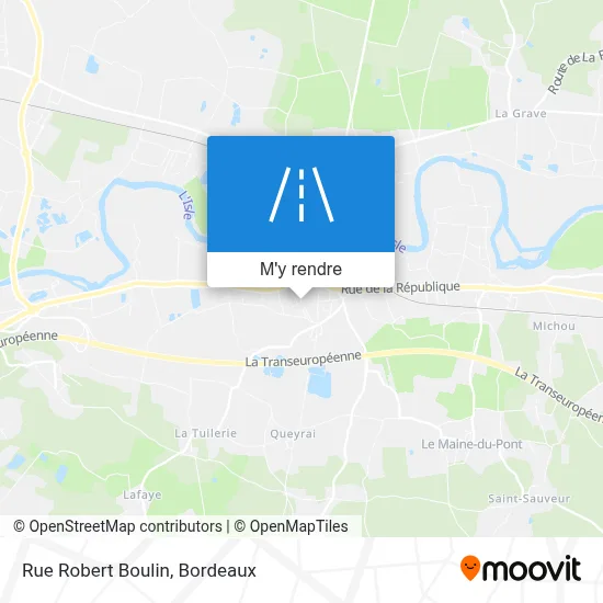 Rue Robert Boulin plan