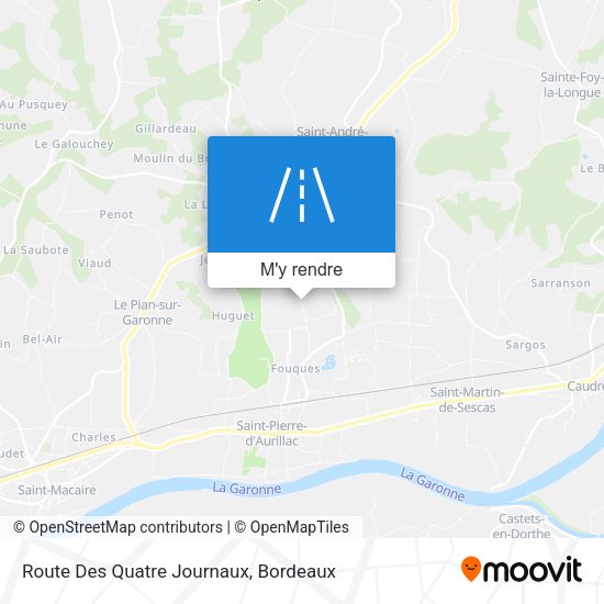 Route Des Quatre Journaux plan