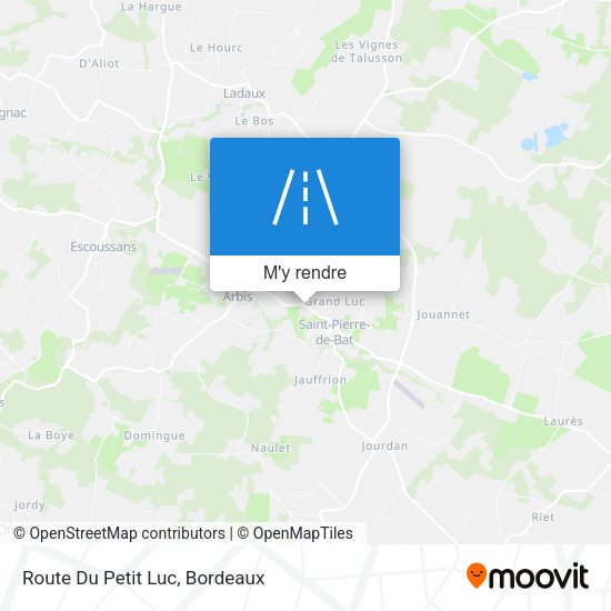Route Du Petit Luc plan