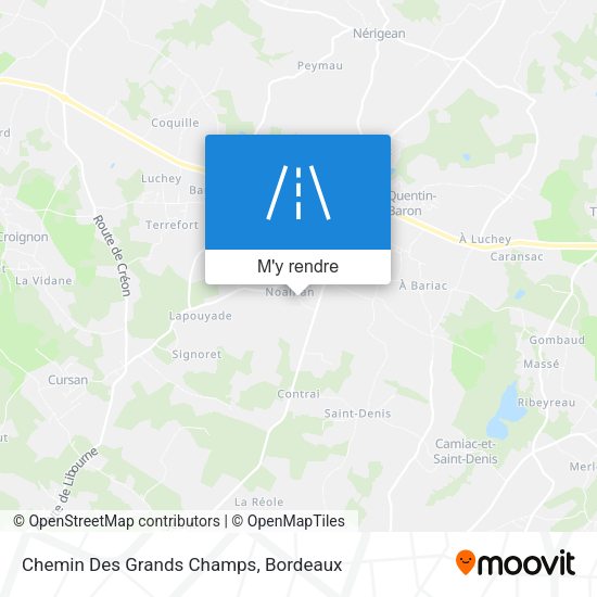 Chemin Des Grands Champs plan