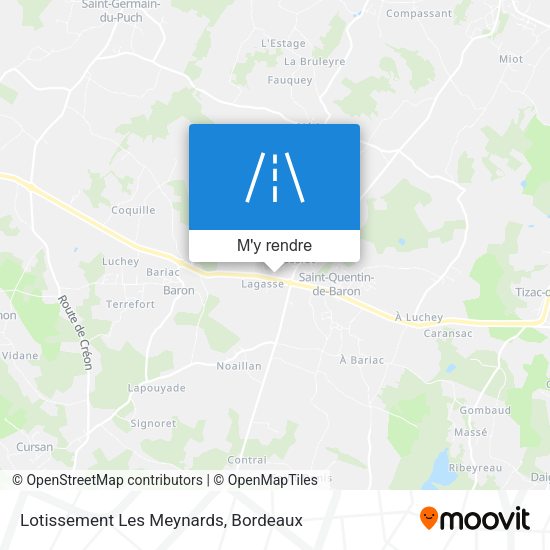 Lotissement Les Meynards plan