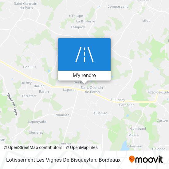 Lotissement Les Vignes De Bisqueytan plan