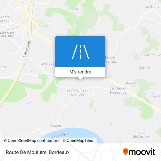 Route De Mouluire plan
