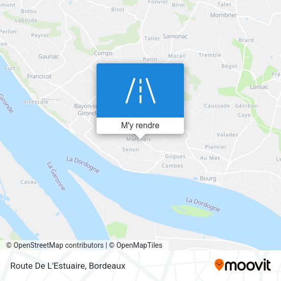 Route De L'Estuaire plan