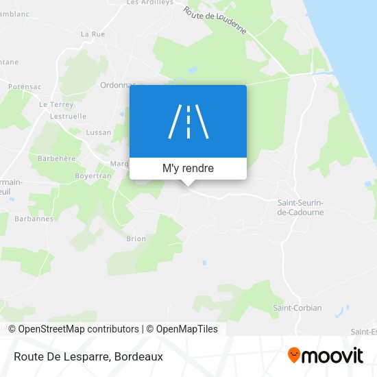 Route De Lesparre plan