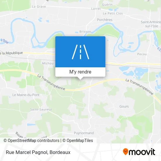 Rue Marcel Pagnol plan