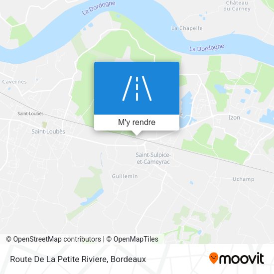 Route De La Petite Riviere plan