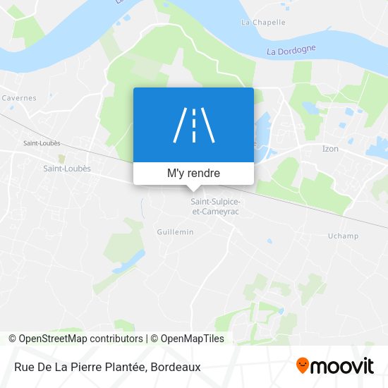 Rue De La Pierre Plantée plan