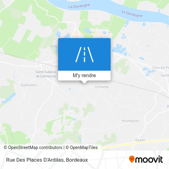 Rue Des Places D'Ardilas plan