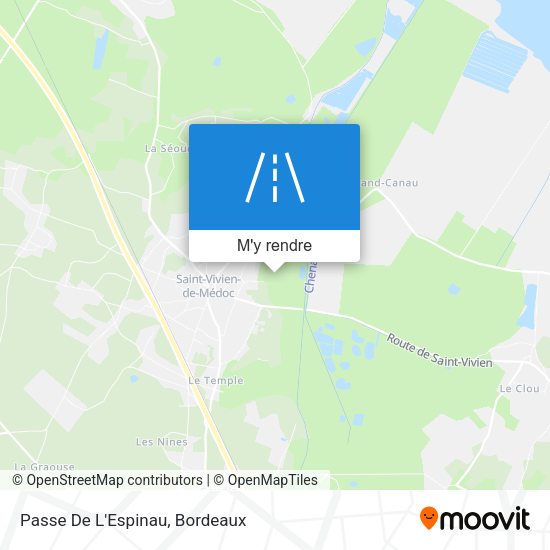 Passe De L'Espinau plan