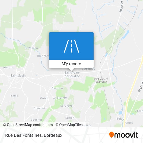 Rue Des Fontaines plan
