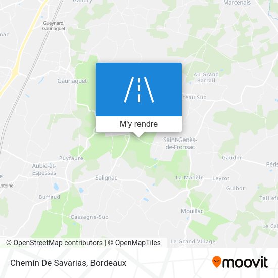 Chemin De Savarias plan