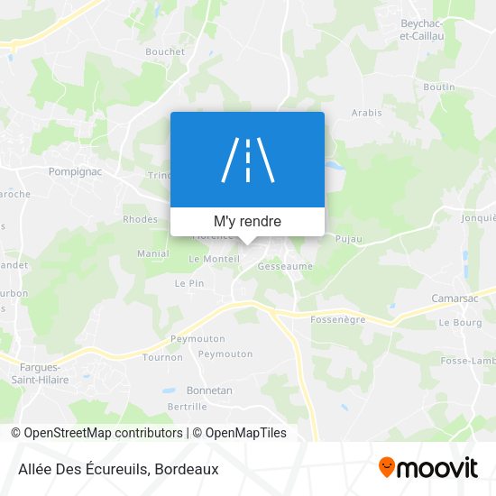 Allée Des Écureuils plan