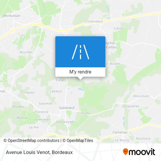 Avenue Louis Venot plan