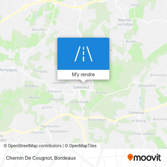 Chemin De Cougnot plan