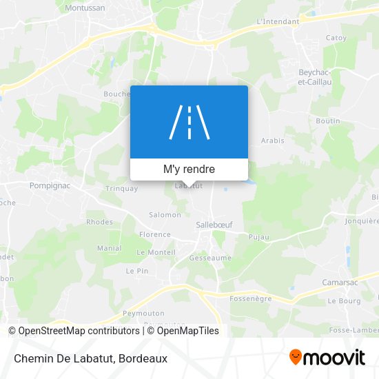 Chemin De Labatut plan