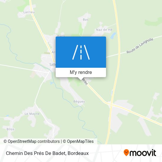 Chemin Des Prés De Badet plan