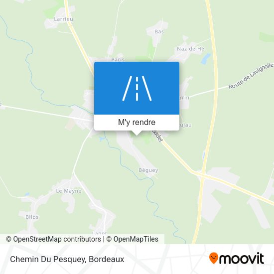 Chemin Du Pesquey plan