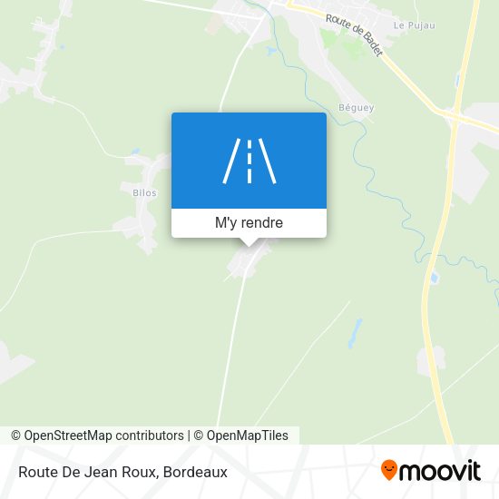 Route De Jean Roux plan