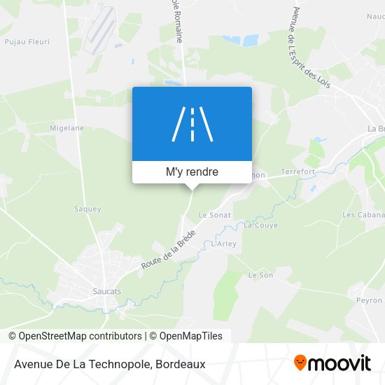 Avenue De La Technopole plan