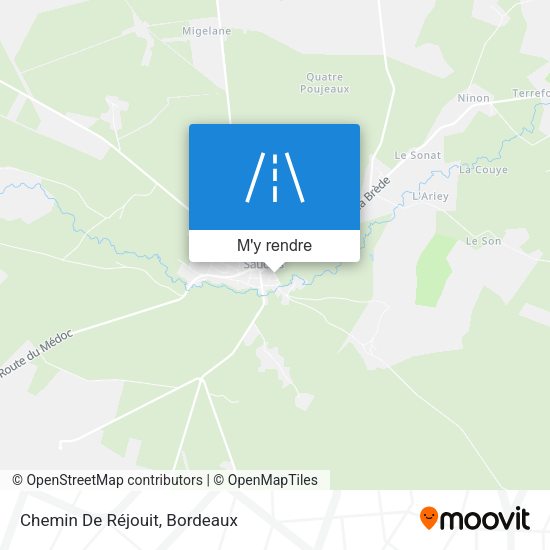 Chemin De Réjouit plan