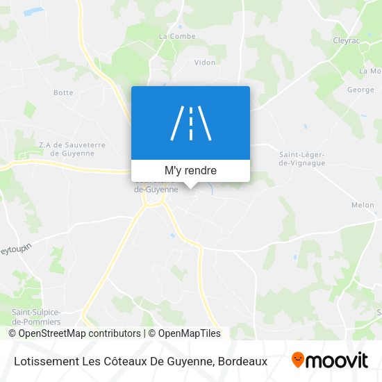 Lotissement Les Côteaux De Guyenne plan