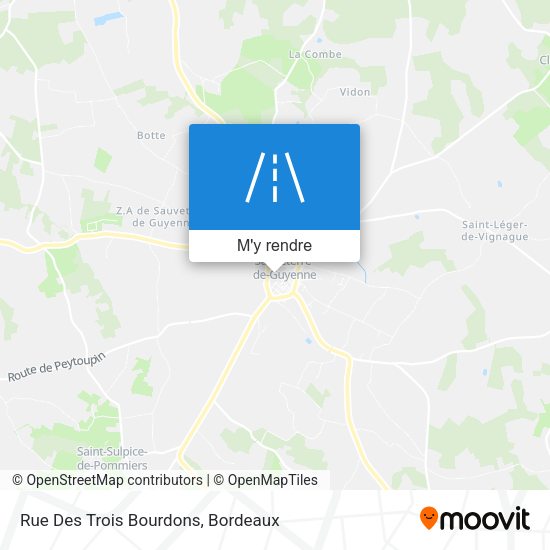 Rue Des Trois Bourdons plan