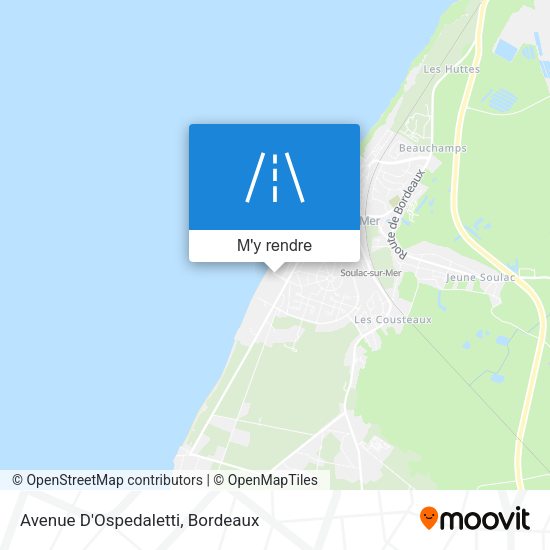 Avenue D'Ospedaletti plan