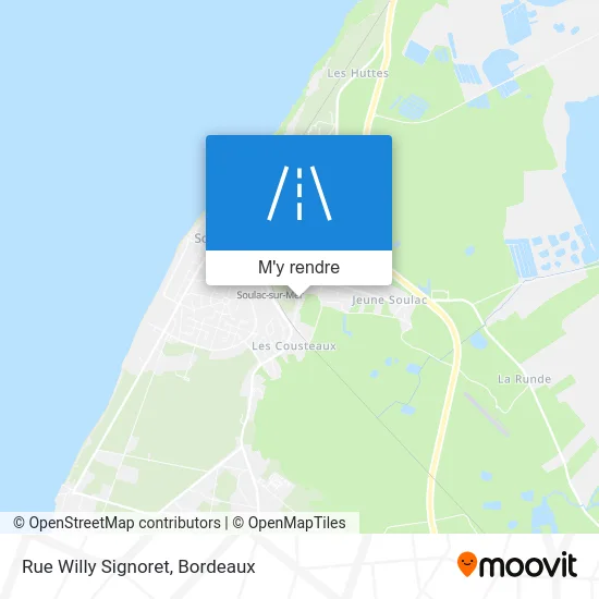 Rue Willy Signoret plan