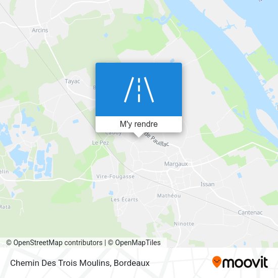 Chemin Des Trois Moulins plan