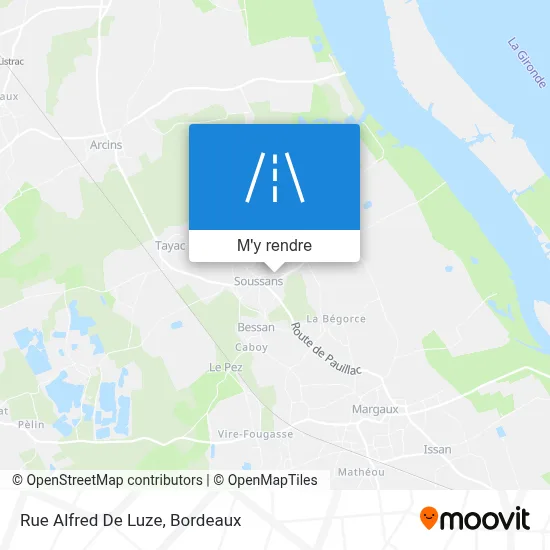 Rue Alfred De Luze plan