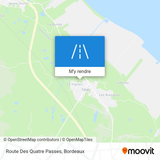 Route Des Quatre Passes plan