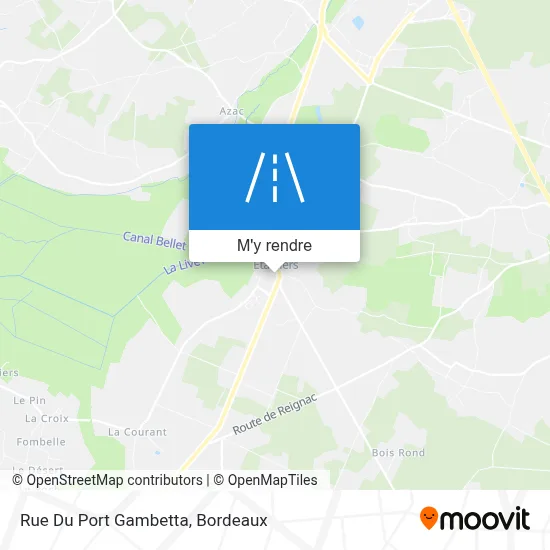 Rue Du Port Gambetta plan