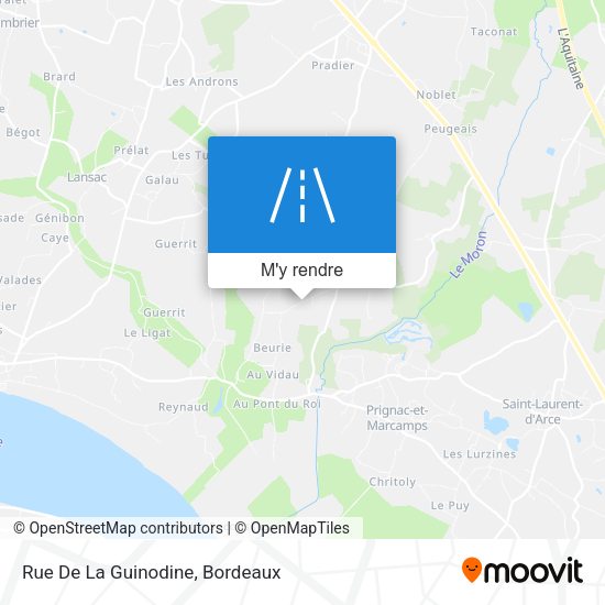 Rue De La Guinodine plan