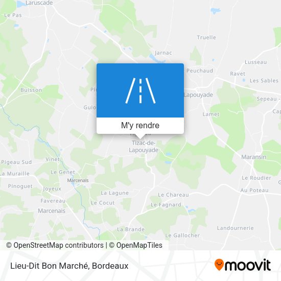 Lieu-Dit Bon Marché plan
