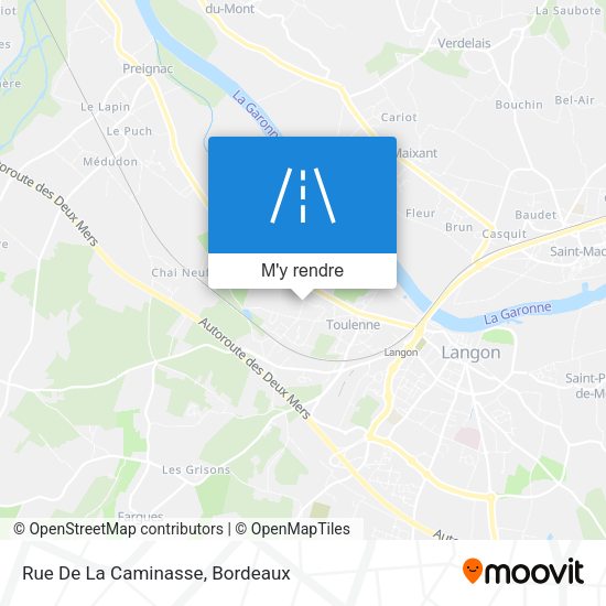Rue De La Caminasse plan