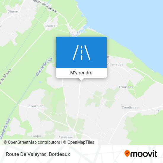 Route De Valeyrac plan