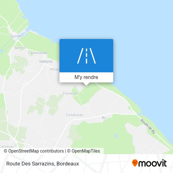 Route Des Sarrazins plan