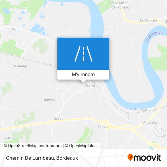 Chemin De Larribeau plan