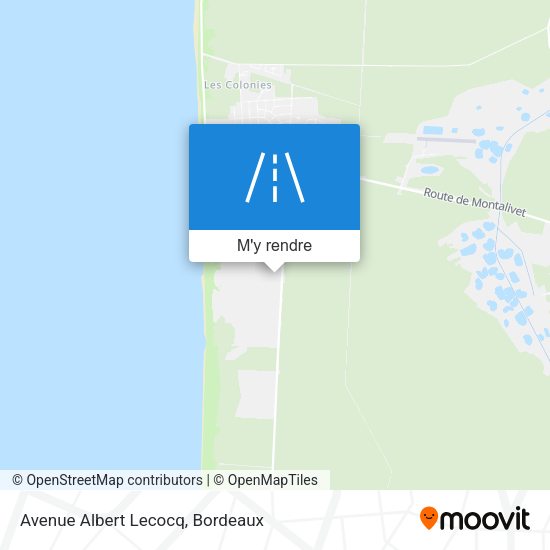 Avenue Albert Lecocq plan