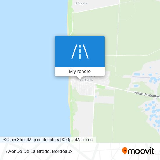 Avenue De La Brède plan