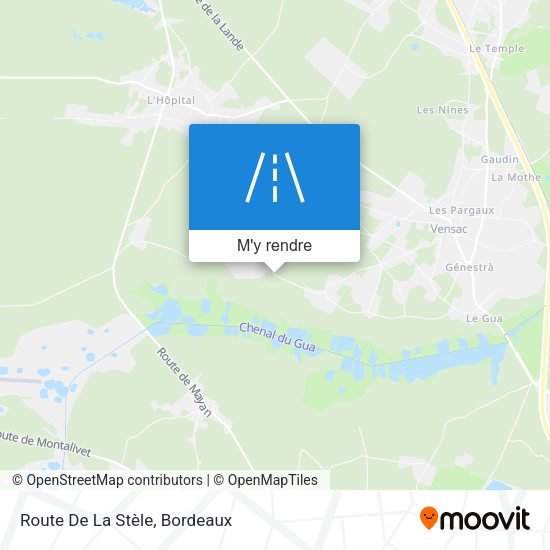Route De La Stèle plan