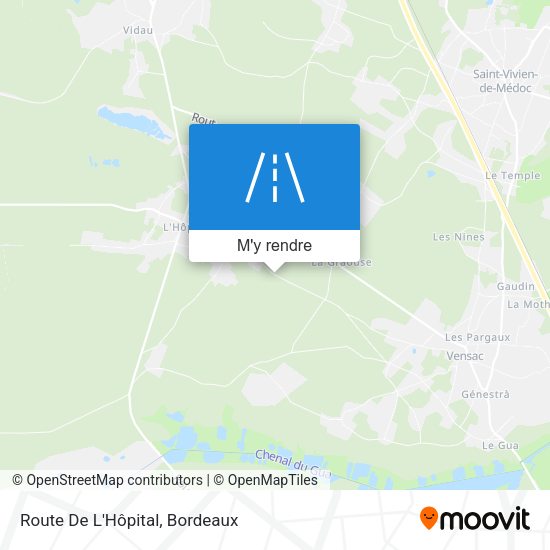 Route De L'Hôpital plan