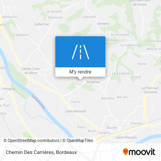 Chemin Des Carrières plan