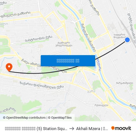 სადგურის მოედანი (5) Station Square (5) - Id:3076 to Akhali Mzera | ახალი მზერა map